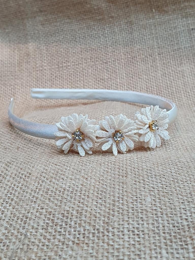 Stijlvolle Haarband met Bloemen, Hoed, Zo goed als nieuw, Generic, One size fits all