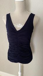 Top Gerimpeld Blauw maat M Miss Etam, Kleding | Dames, Tops, Miss Etam, Blauw, Maat 38/40 (M), Zonder mouw