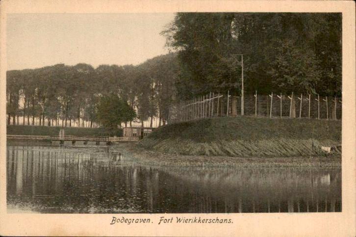 Bodegraven - Fort Wierikschans, Verzamelen, Ansichtkaarten | Nederland, Gelopen, Zuid-Holland, Voor 1920, Ophalen of Verzenden