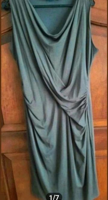 Nieuw antracietgrijs tricot draperie jurkje van Question 44  beschikbaar voor biedingen