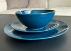 IKEA Färgklar servies - 18 delig - donkerblauw, Huis en Inrichting, Keuken | Servies, Ophalen, Overige materialen, Zo goed als nieuw