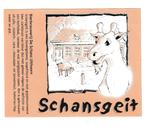 Bieretiket Schans Schansgeit - Brouwerij De Schans Uithoorn, Verzamelen, Biermerken, Ophalen of Verzenden, Nieuw, Overige typen