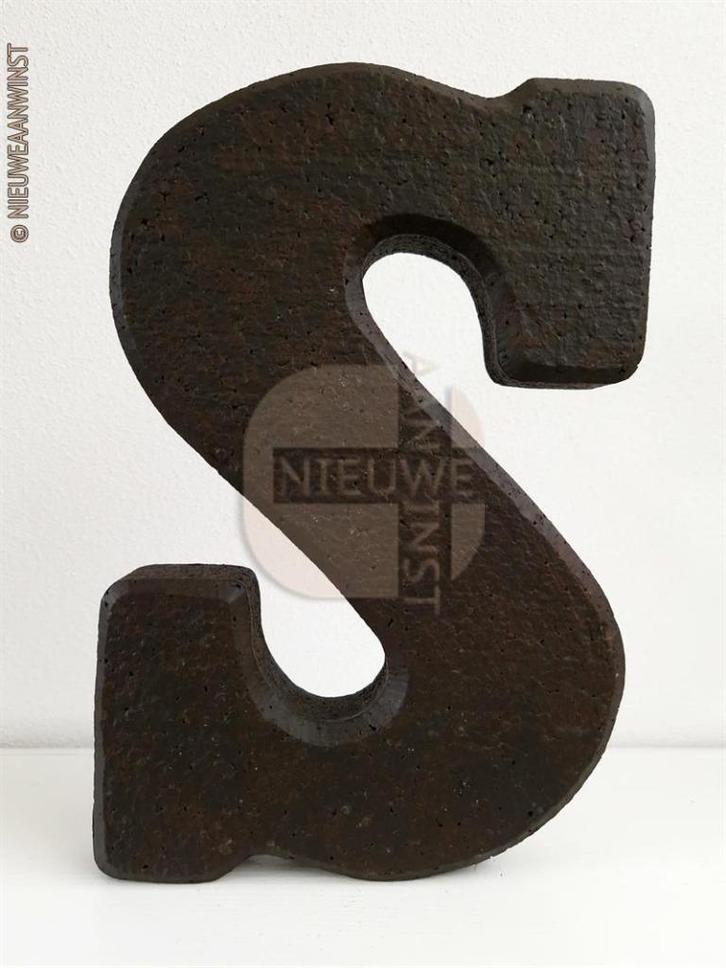 Authentieke Jamin pure chocoladeletter ‘S’ Sinterklaas -30cm, Diversen, Sinterklaas, Verzenden