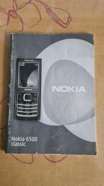 Nokia 6500 classic gebruiksaanwijzing, Telecommunicatie, Mobiele telefoons | Nokia, Ophalen of Verzenden, Gebruikt, Geen camera