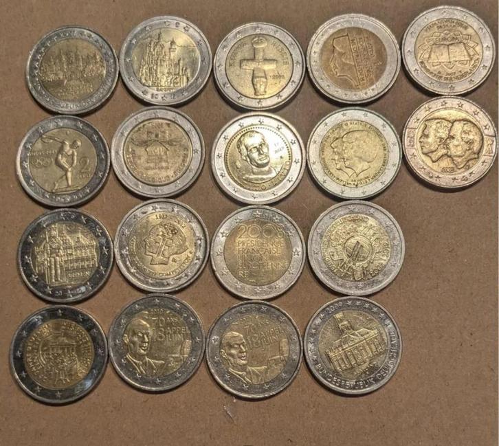 Grote verzameling 2 euromunten | verkoop per stuk, Postzegels en Munten, Munten | Europa | Euromunten, Losse munt, 2 euro, Overige landen