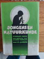 Jongens en Natuurkunde - J.C. Alders 1938., Antiek en Kunst, Ophalen of Verzenden, J.C. Alders