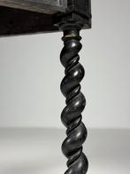 Zwarte 19e eeuwse console tafel, Ophalen, Zo goed als nieuw, 25 tot 50 cm, Rechthoekig