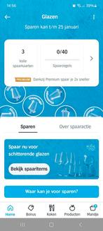 Aangeboden: AH Glazenzegels, Ophalen, Winkel, Super of Benzinepomp, Volle spaarkaart