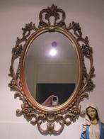 mooie GROTE / KUIF SPIEGEL, Huis en Inrichting, Woonaccessoires | Spiegels, Ophalen of Verzenden, Zo goed als nieuw, Rechthoekig