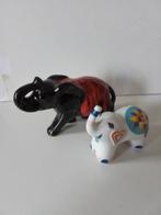 Twee mooie 'kunst' Olifantjes, Verzamelen, Ophalen of Verzenden, Zo goed als nieuw, Dier