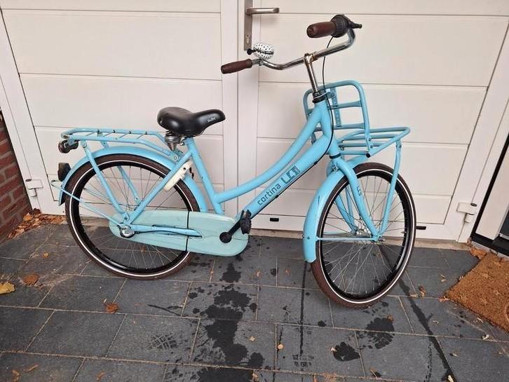 Kinderfiets 24 inch Cortina U4, Fietsen en Brommers, Fietsaccessoires | Aanhangers en Karren, Gebruikt, Kinderkar, Ophalen