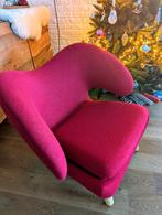 Stijlvolle design rode fauteuil, Ophalen, Gebruikt, Rood, Eén