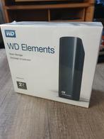 WD Elements Desktop 3.5 Inch Externe HDD, 2TB, Computers en Software, Harde schijven, Ophalen, Western Digital, HDD, Nieuw