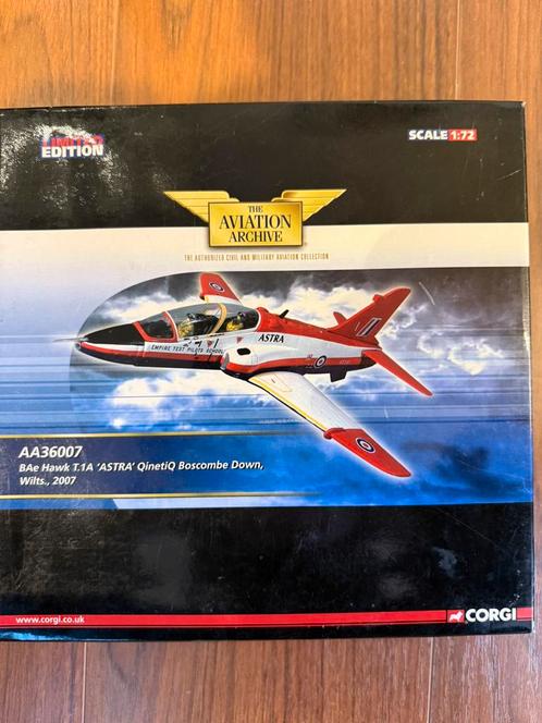 Corgi BAe Hawk “Astra”  AA36007, Verzamelen, Luchtvaart en Vliegtuigspotten, Zo goed als nieuw, Schaalmodel, Ophalen of Verzenden
