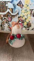 Oude gesuikerde kerstklok jaren ‘50, Diversen, Kerst, Ophalen of Verzenden, Gebruikt