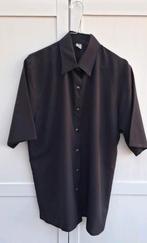 Vintage blouse, maat 38/M - zwart - gouden knopen - 90's, Maat 38/40 (M), ., Zwart, Ophalen of Verzenden