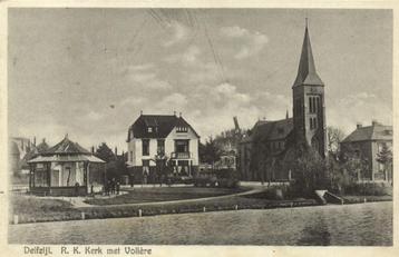 Delfzijl. R.K. Kerk met Voliere - 1931 gelopen beschikbaar voor biedingen