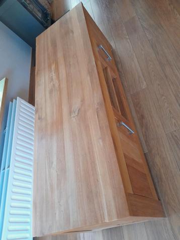 Dressoir Teakhout in zeer nette staat 170 x 55 x 55 cm beschikbaar voor biedingen