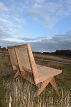 Pierre Jeanneret Armless Easy Chair Low Lounge stoel, Riet of Rotan, Twee, Zo goed als nieuw, Ophalen