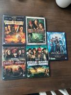 Pirates of the Caribbean 1,2,3,4,5 op dvd., Ophalen of Verzenden, Vanaf 12 jaar, Zo goed als nieuw