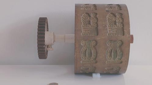 Antieke Speculaaswals / Koekjesmal, Antiek en Kunst, Antiek | Keukenbenodigdheden, Ophalen