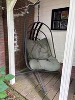 Hangstoel egg ijzersterk, Ophalen, Gebruikt, Metaal, Inklapbaar