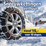Sneeuwkettingen verhuur, zeer scherp tarief, Ophalen, Zo goed als nieuw