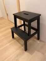 Ikea Bekvam Bekvåm opstapje opstap krukje kruk hout zwart, Huis en Inrichting, Krukjes, Ophalen, Zo goed als nieuw, Hout