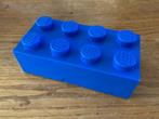 Lego lunchbox lunchtrommel bakje broodtrommel blauw, Kinderen en Baby's, Gebruikt, Ophalen of Verzenden, Lego