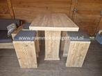Steigerhout Barset Bartafel Tuinset GRATIS levering  Aktie !, 4 zitplaatsen, Verzenden, Steigerhout, Nieuw