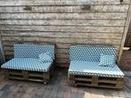 Palletkussens 2x, Tuin en Terras, Tuinsets en Loungesets, Ophalen of Verzenden, Zo goed als nieuw