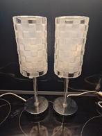 Vintage IKEA tafellampen B0019, Ophalen of Verzenden, Gebruikt, Glas, Minder dan 50 cm