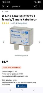 technetix ptsx-02 / coax splitter / 32 stuks /, Ophalen of Verzenden, Nieuw