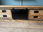 Mangohouten tv kast, Huis en Inrichting, Ophalen, 150 tot 200 cm, Zo goed als nieuw, Minder dan 100 cm