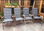 Houten Tuinstoelen met Kussens, Ophalen, Gebruikt, Hout