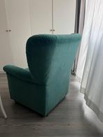 Groene fauteuil, Huis en Inrichting, Fauteuils, Ophalen, Gebruikt, Minder dan 75 cm, 75 tot 100 cm