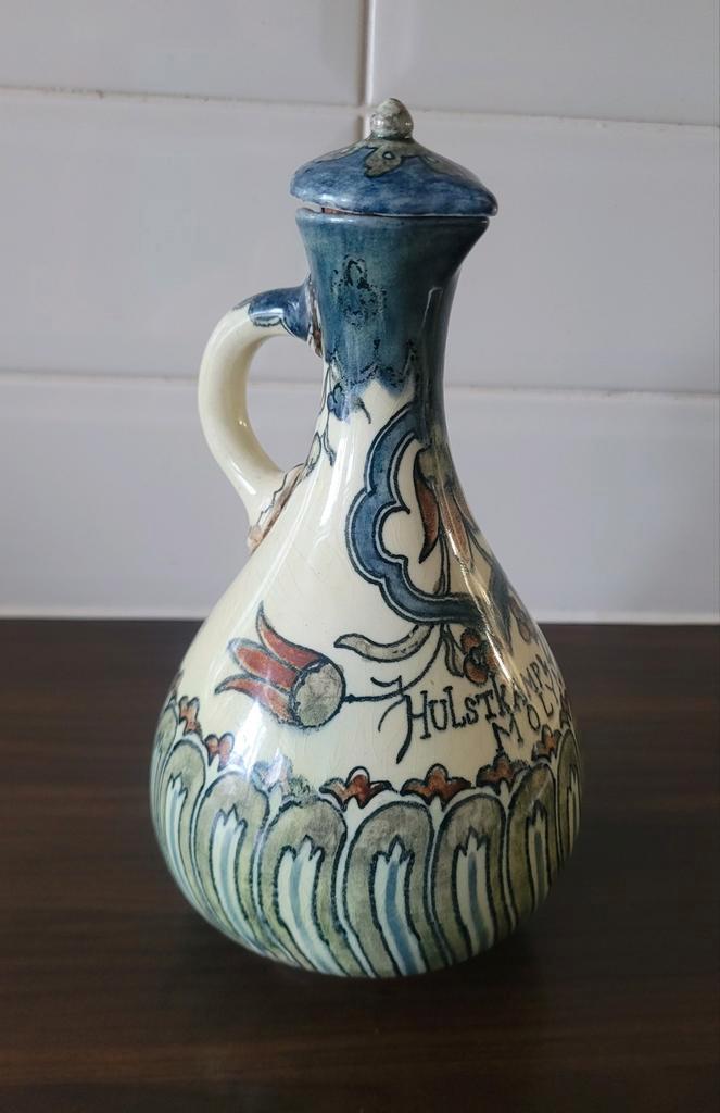 Antiek Jenever kruikje / Hulstkamp & Zoon & Molyn, Rotterdam, Antiek en Kunst, Antiek | Vazen, Ophalen of Verzenden