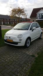 Fiat 500C 1.2 Cabrio 2011  nieuwe motor, Stof, 4 cilinders, Cabriolet, Wit