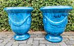 De originele geglazuurde anduze vazen afkomstig Frankrijk., Tuin en Terras, Bloembakken en Plantenbakken, Ophalen, Overige materialen
