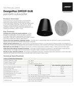 Bose DM10P subwoofers, Audio, Tv en Foto, Luidsprekers, Subwoofer, Nieuw, Ophalen of Verzenden, Bose