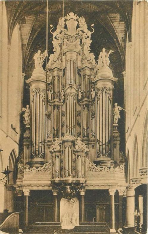 (381-493-029) Haarlem Orgel Groote Kerk, Verzamelen, Ansichtkaarten | Nederland, Noord-Holland, 1920 tot 1940, Verzenden