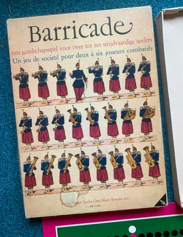 Barricade Bordspel Otto Maier nr.11.412, Hobby en Vrije tijd, Gezelschapsspellen | Bordspellen, Gebruikt, Een of twee spelers
