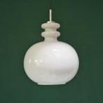 XL vintage hanglamp van Peill en Putzler, Duits, melkglas, Ophalen of Verzenden