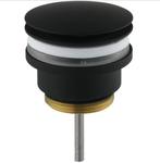 Wastafelplug Mat Zwart 2 stuks!, Ophalen of Verzenden, Nieuw, Wastafel