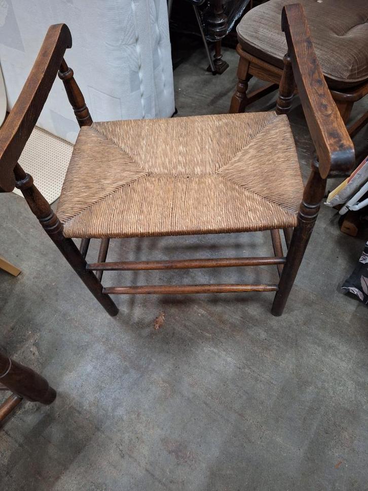 Kruk/ stoel, brocante, antiek WD-028 nr173, Antiek en Kunst, Antiek | Meubels | Stoelen en Banken, Ophalen