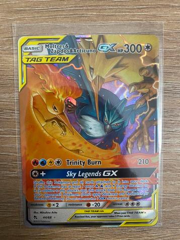Moltres & Zapdos & Articuno GX (HIF 44) beschikbaar voor biedingen