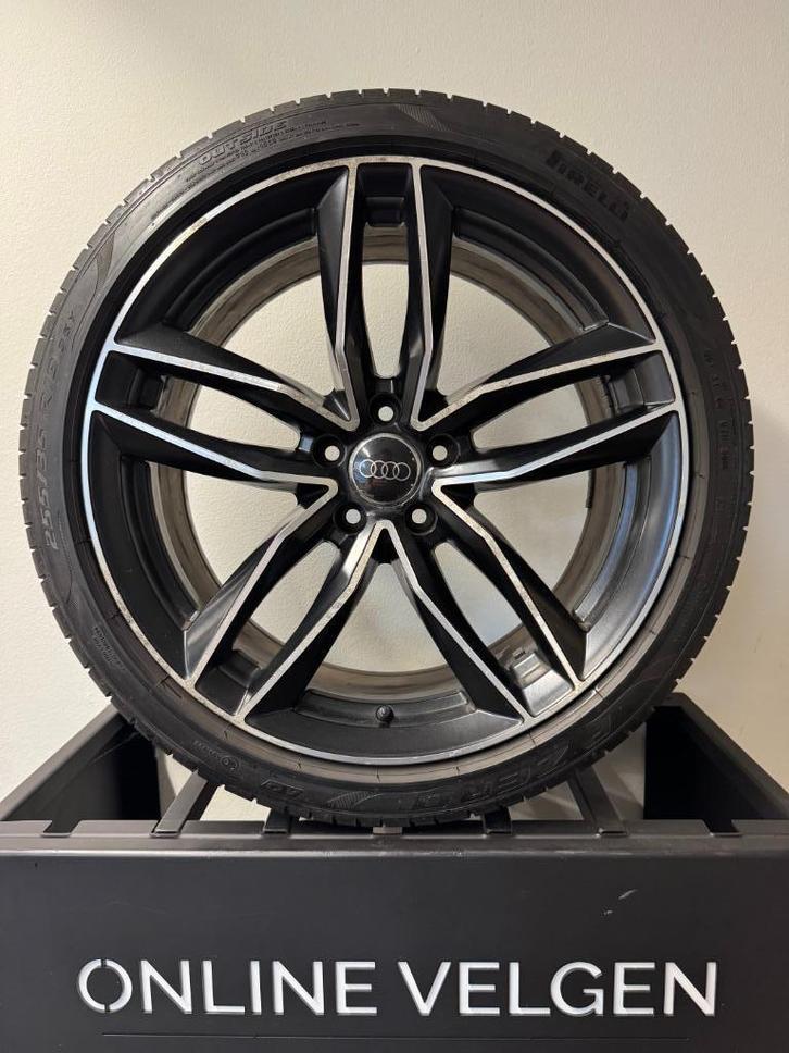 Set 19 inch Atom 5x112 velgen + banden Audi A5 B8 Audi A5 B9, Auto-onderdelen, Banden en Velgen, Velg(en), Zomerbanden, 19 inch