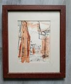 Wim Jaarsveld (1914-1994) - Stadsgezicht - 1971, Antiek en Kunst, Ophalen of Verzenden