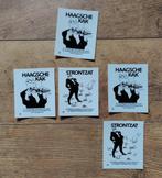 Sjef van Oekel stickers Den Haag jaren 80, Verzamelen, Ophalen of Verzenden, Zo goed als nieuw, Strip of Tekenfilm