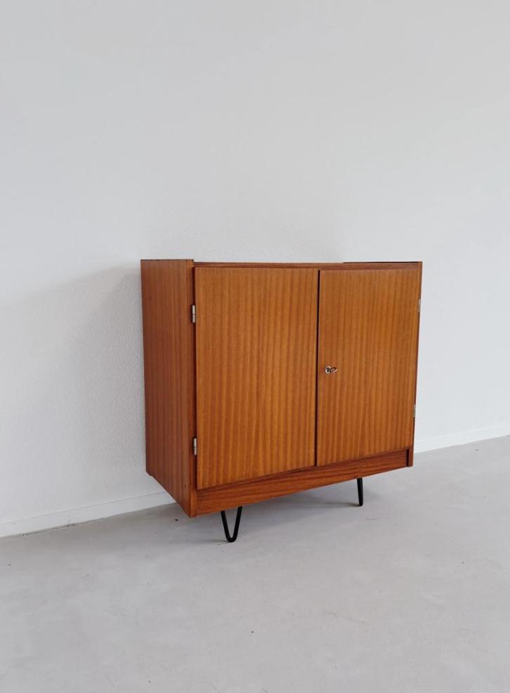 VINTAGE KAST TEAKFINEER | HAIRPIN POTEN, Huis en Inrichting, Kasten | Overige, Gebruikt, Ophalen of Verzenden